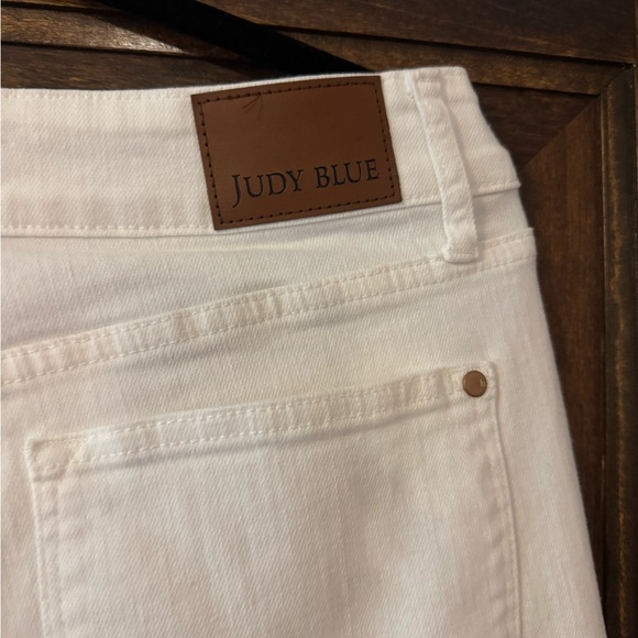 Judy Blue white wide leg jeans size 13 NWOT - Picture 9 of 9